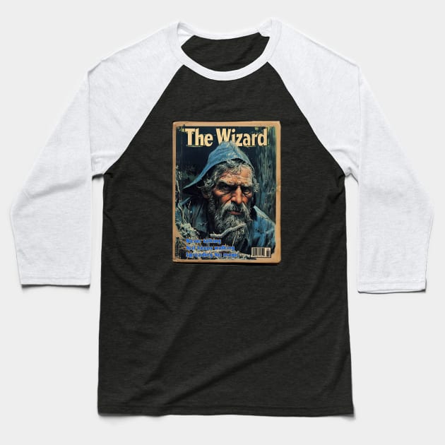 The Wizard, A vintage comics cover Baseball T-Shirt by obstinator